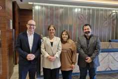 Hilton Garden Inn Çorlu Genel Müdürü Tolga Tiren ile Yönetim Kurulu Başkanımız Zehra Metin Özen ve dernek üyelerimizin bir proje görüşmesi...