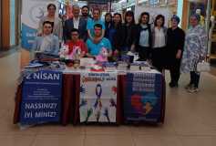 Çorlu Orion AVM deki Otizm farkındalık standımız...